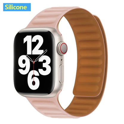 Apple Watch Leather Band - Premium Magnetic Loop Strap BandsCo Straps
