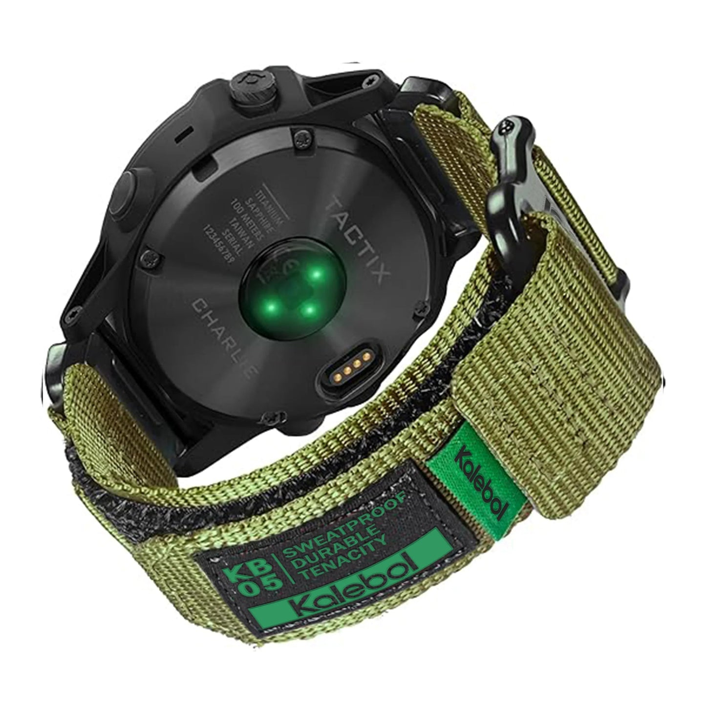 Garmin Nylon Loop Strap - Breathable Tactical Sports Band BandsCo Straps