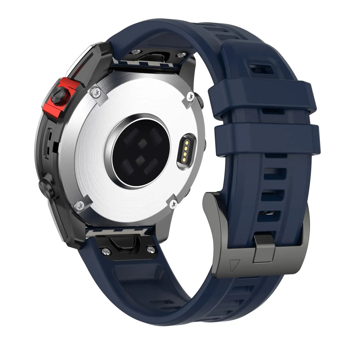 Garmin QuickFit 20/22/26mm Silicone Band with Double Keepers BandsCo Straps