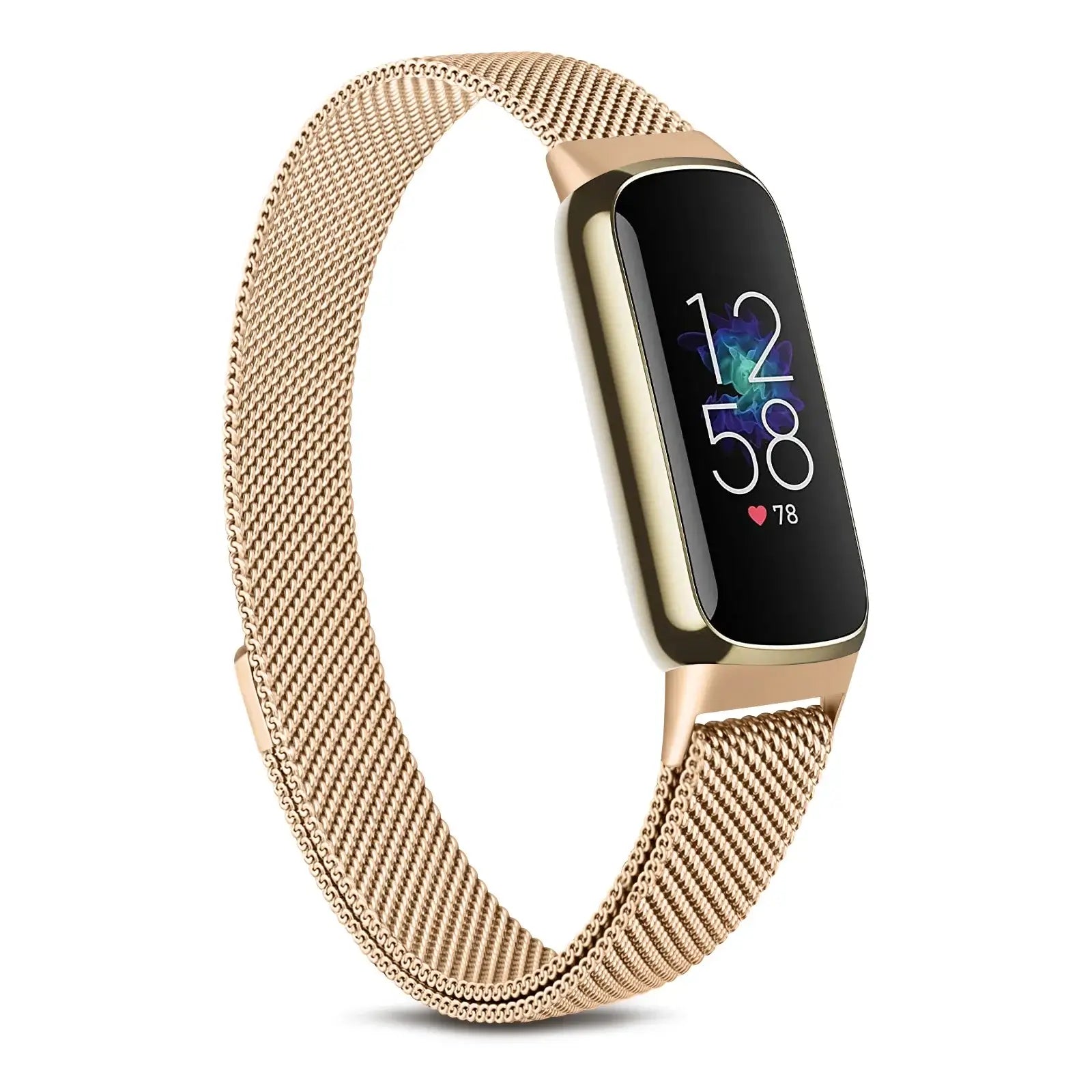 Fitbit Luxe Steel Magnetic Band - Elegant Mesh Design BandsCo Straps