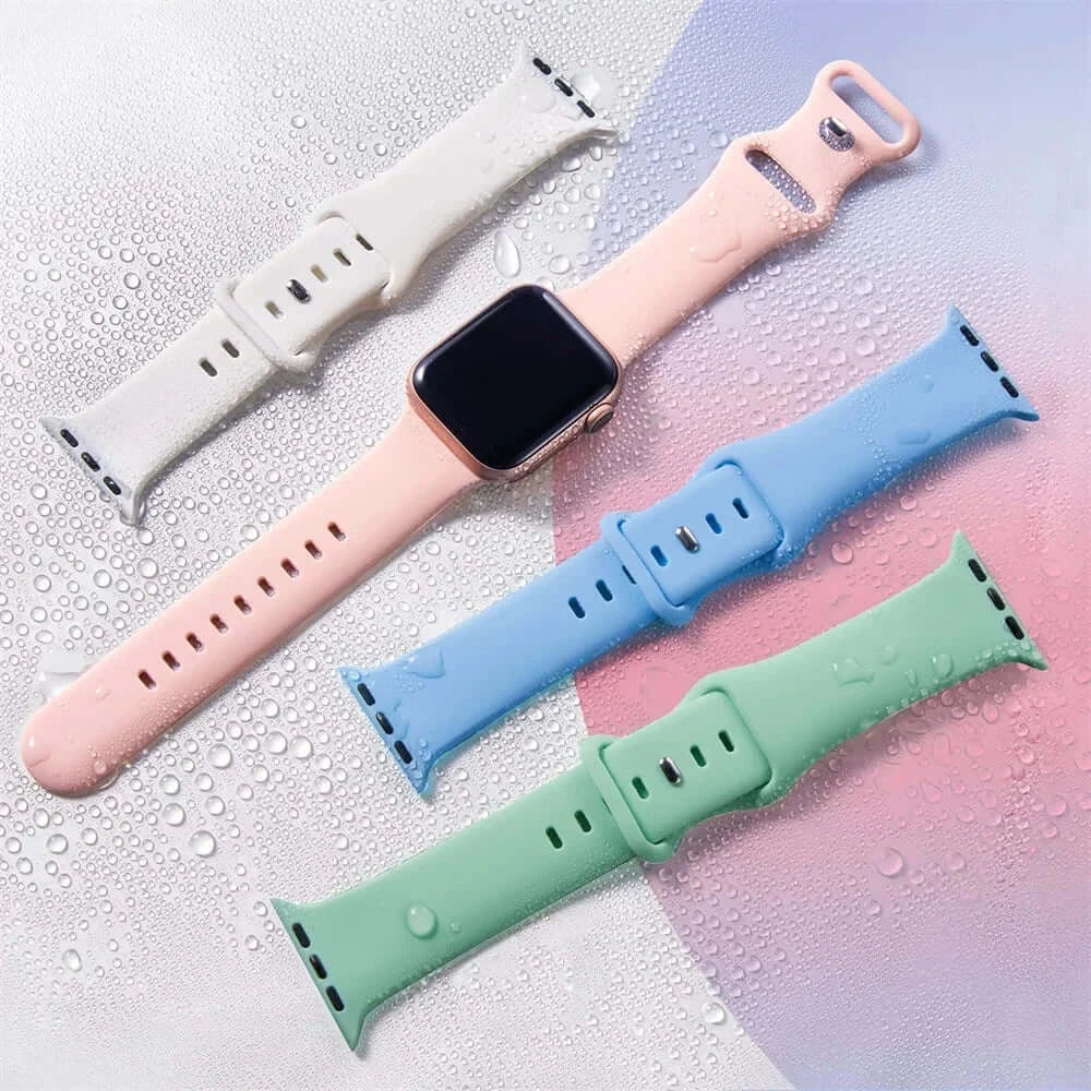 Apple Watch Silicone Band - Soft Waterproof Flexible Strap BandsCo Straps
