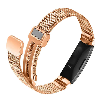 Fitbit Inspire 2, 1, HR Stainless Steel Band - Mesh Design BandsCo Straps