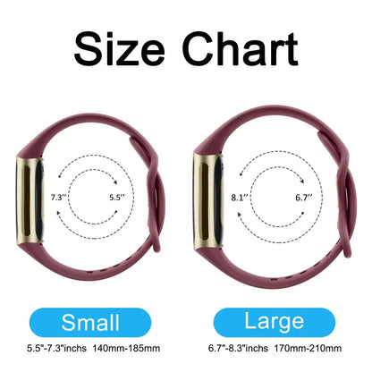 Fitbit Charge 5 6 Silicone Band - Comfortable Stylish Design BandsCo Straps