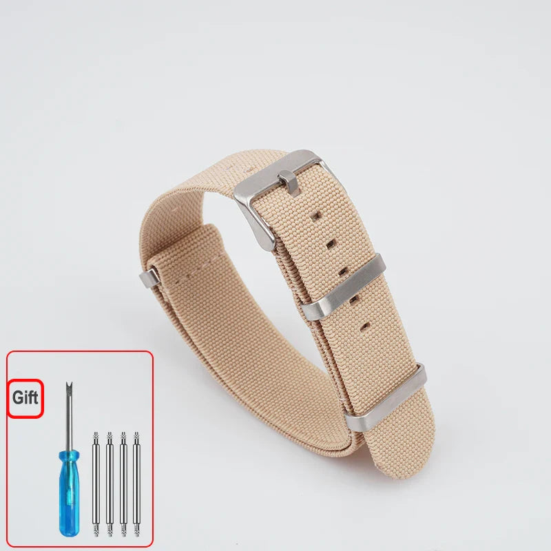 COROS Elastic Nylon Watch Band - Washable Waterproof Strap For Outdoors BandsCo Straps