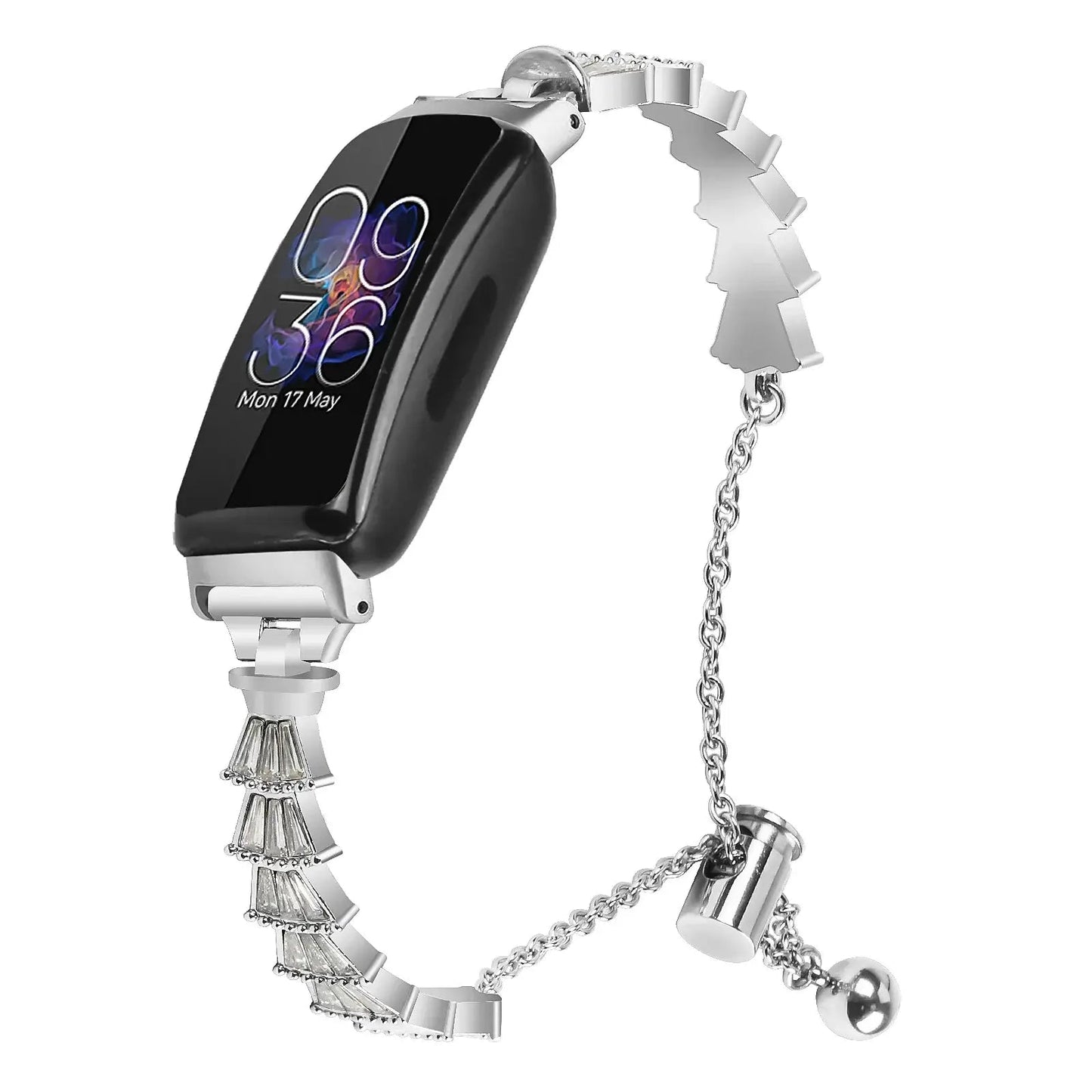 Fitbit Inspire 2, 1, HR Stainless Steel Band - Classic Metal Strap BandsCo Straps