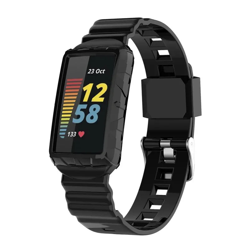 Fitbit Charge 5 6 Silicone Strap - Comfortable, Flexible BandsCo Straps