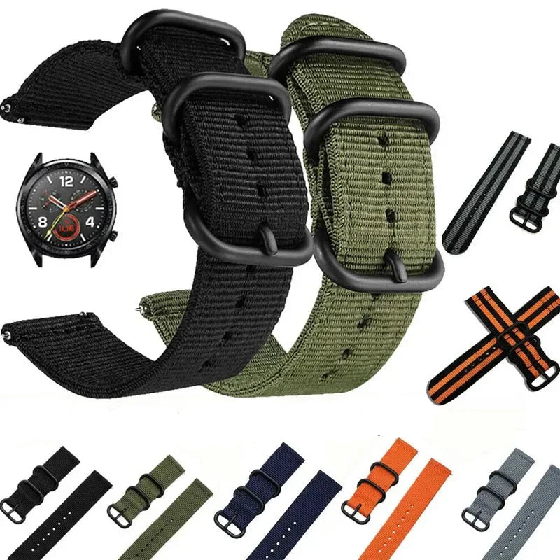 OnePlus Watch Bands Nylon Fabric Sport Strap Replacement Wristband BandsCo Straps