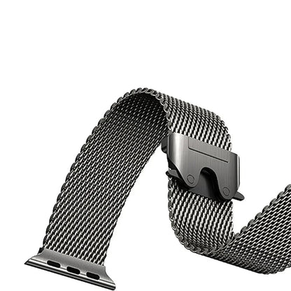 Apple Watch Titanium Milanese Loop Strap - Sleek and Durable BandsCo Straps