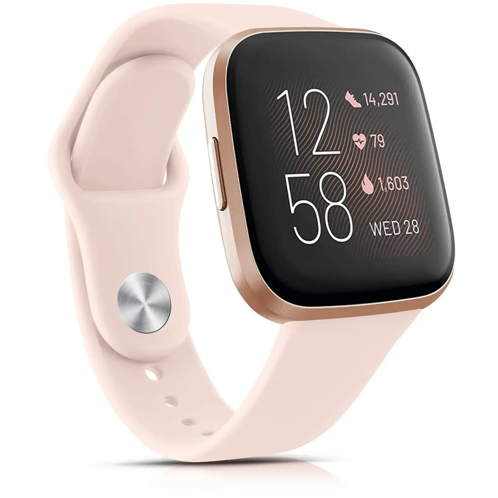 Fitbit Versa & Sense Silicone Strap - Soft Waterproof Design BandsCo Straps