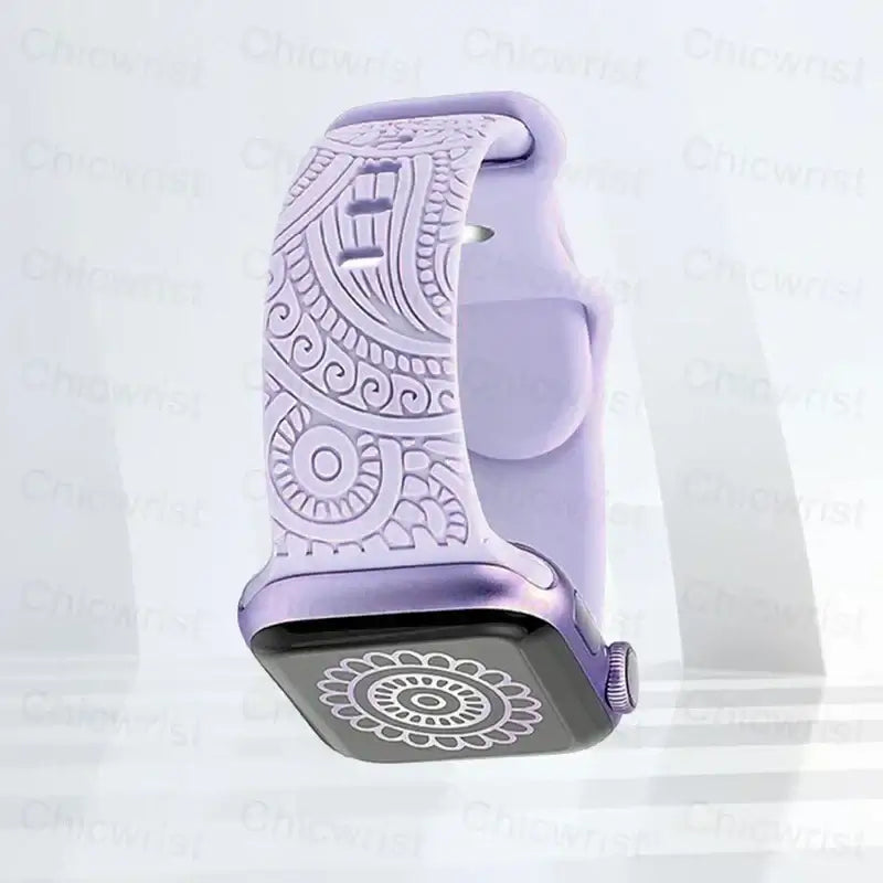 Apple Watch Silicone Strap - Stylish, Engraved Design BandsCo Straps