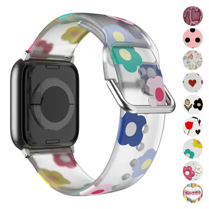 Apple Watch Silicone Strap - Colorful Floral Pattern Band BandsCo Straps