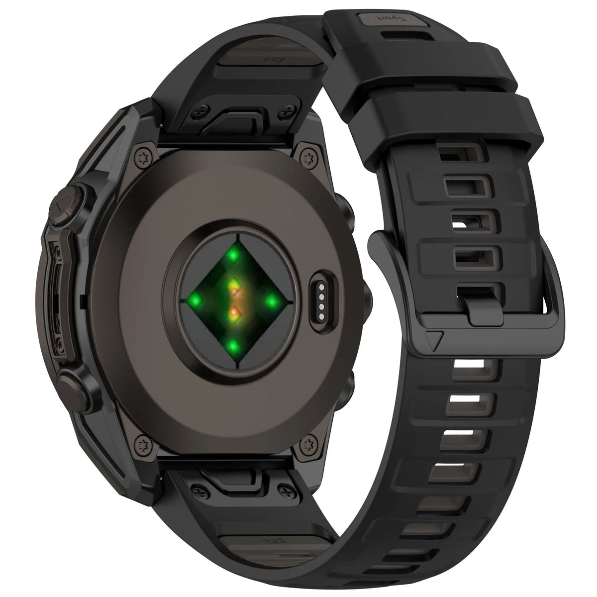 Garmin QuickFit Two-Tone Silicone Buckle Band BandsCo Straps