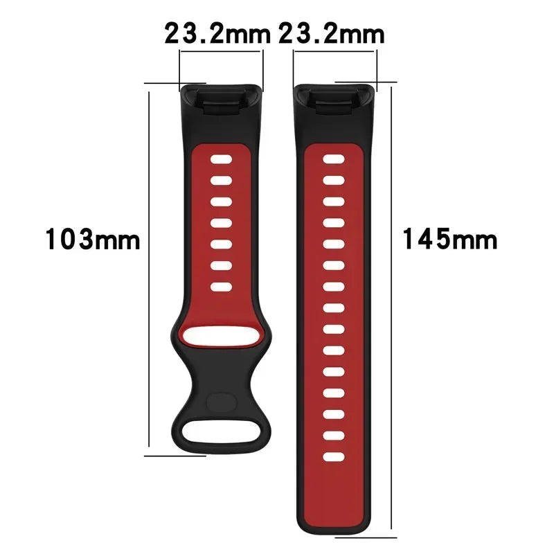Fitbit Charge 5 6 Soft Silicone Strap - Sports Band BandsCo Straps