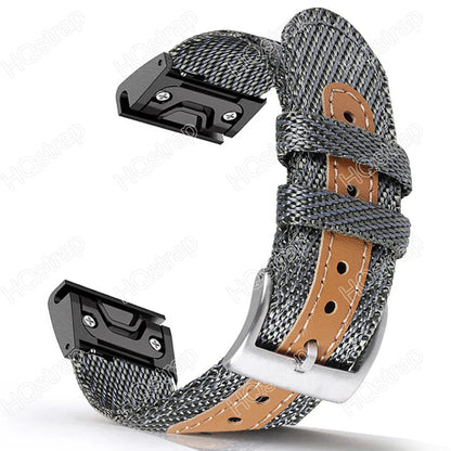 Garmin Sport Nylon Strap - Breathable Comfortable Design BandsCo Straps