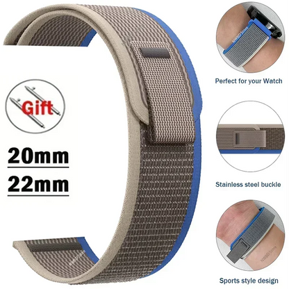 Amazfit Nylon Loop Watch Band - Durable Adjustable Strap For Smartwatch BandsCo Straps