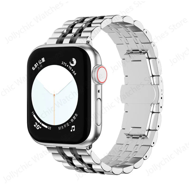 Apple Watch Stainless Steel Band - Elegant, Durable Design BandsCo Straps
