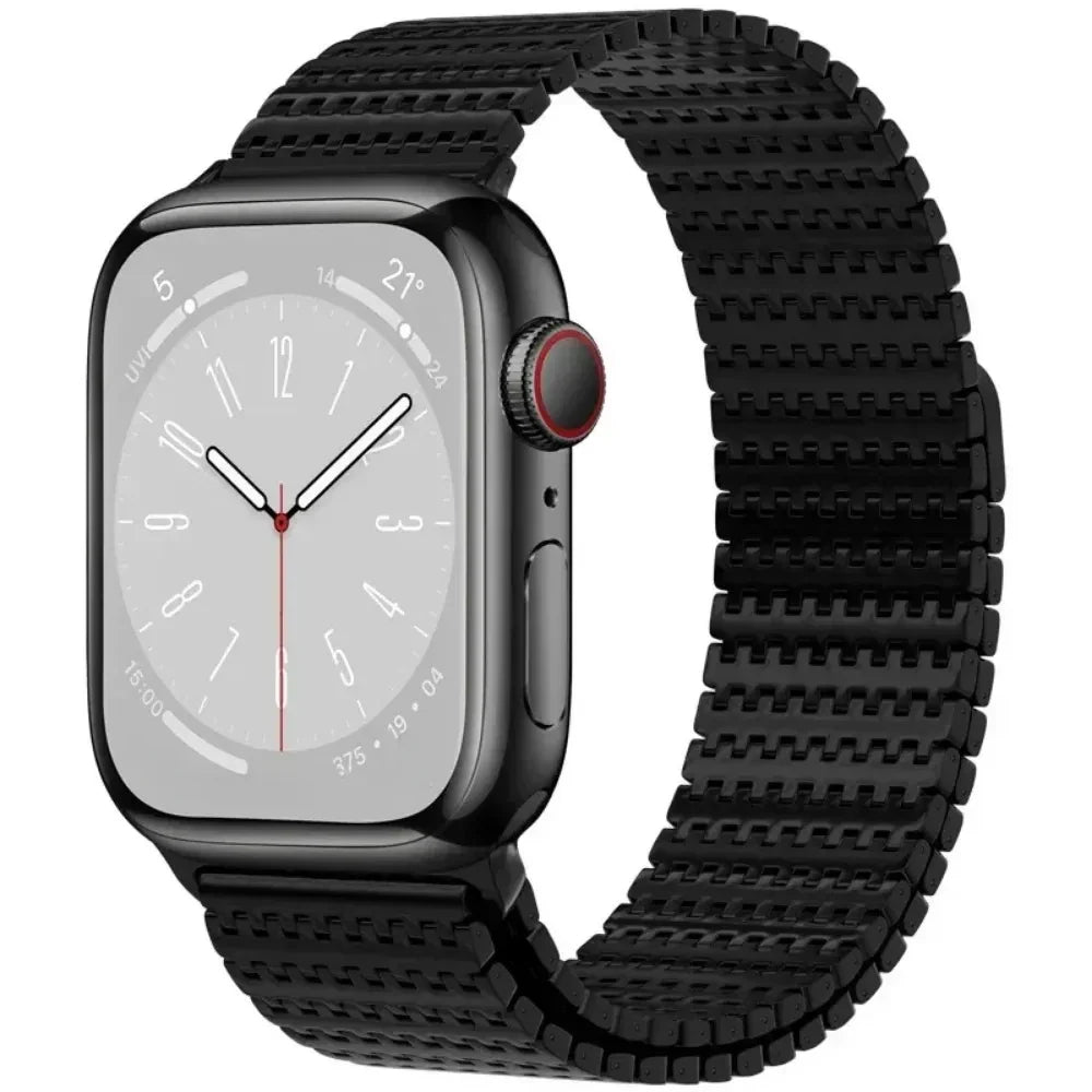 Apple Watch Stainless Steel Milanese Loop Band - Magnetic Clasp BandsCo Straps