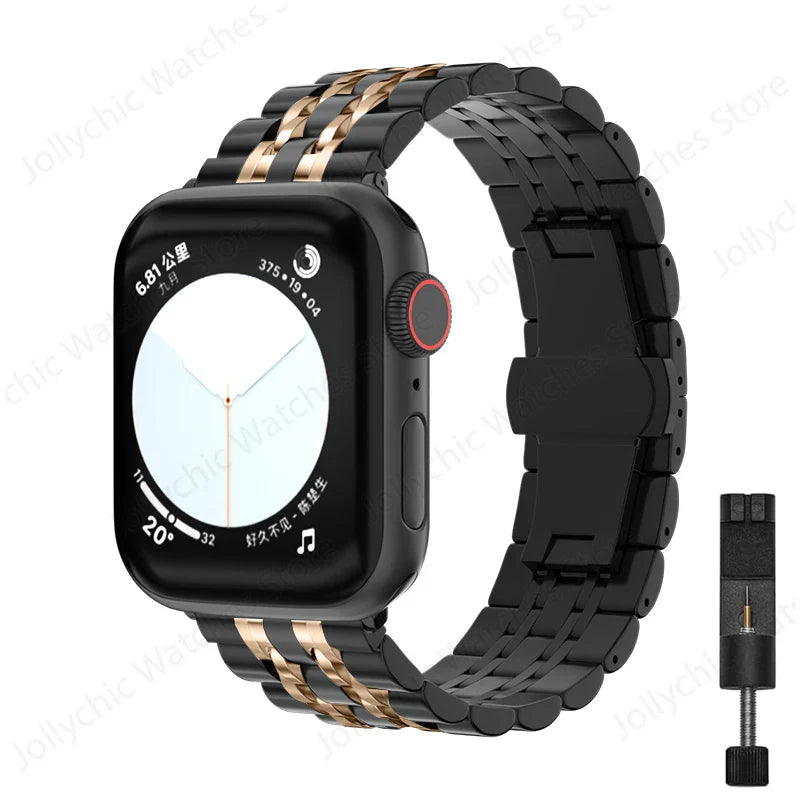 Apple Watch Stainless Steel Band - Elegant, Durable Design BandsCo Straps