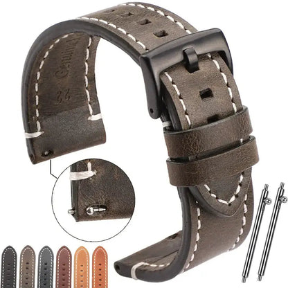 Samsung Galaxy Watch Leather Band - Classic Stylish Design BandsCo Straps