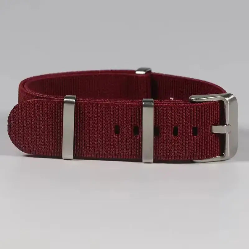 Amazfit Bands Nylon Military Parachute Style Watch Strap Blue Red BandsCo Straps
