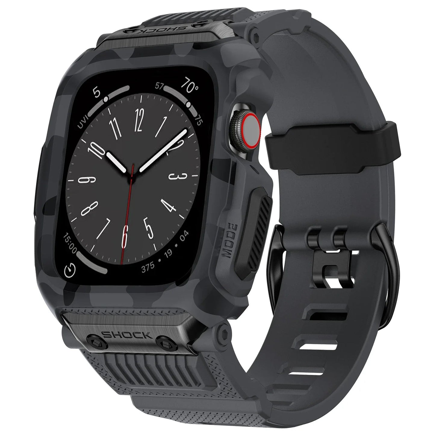 Apple Watch Camouflage Rubber Strap - Waterproof and Durable BandsCo Straps