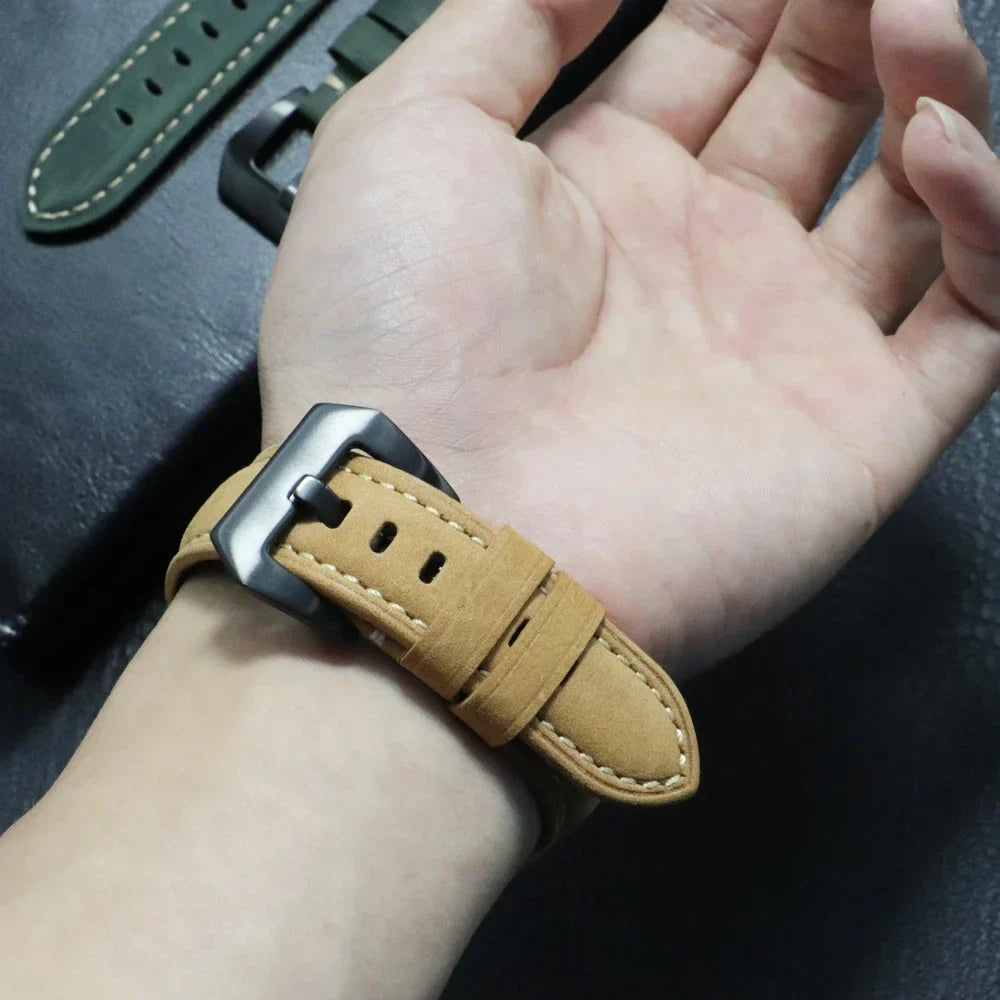 Garmin Genuine Leather Band - Stylish and Durable BandsCo Straps
