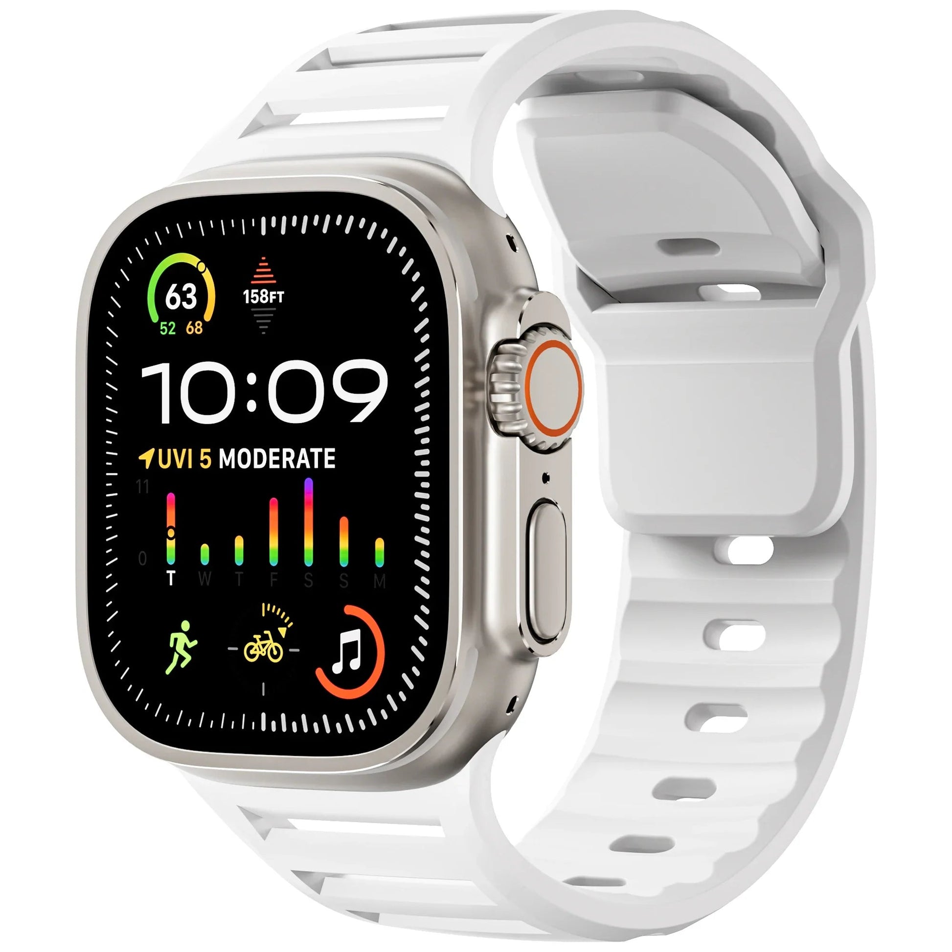 Apple Watch Sport Silicone Strap - Flexible, Waterproof Band BandsCo Straps