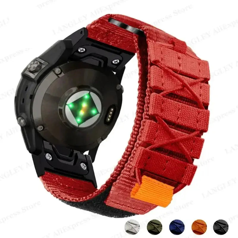 Garmin Nylon Velcro Band - Durable Breathable Strap BandsCo Straps