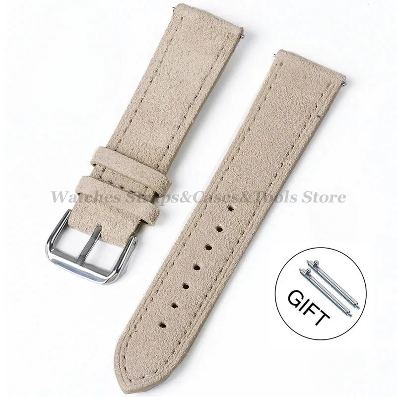 COROS Suede Leather Watch Band for COROS Smartwatch Unisex Comfort Strap BandsCo Straps