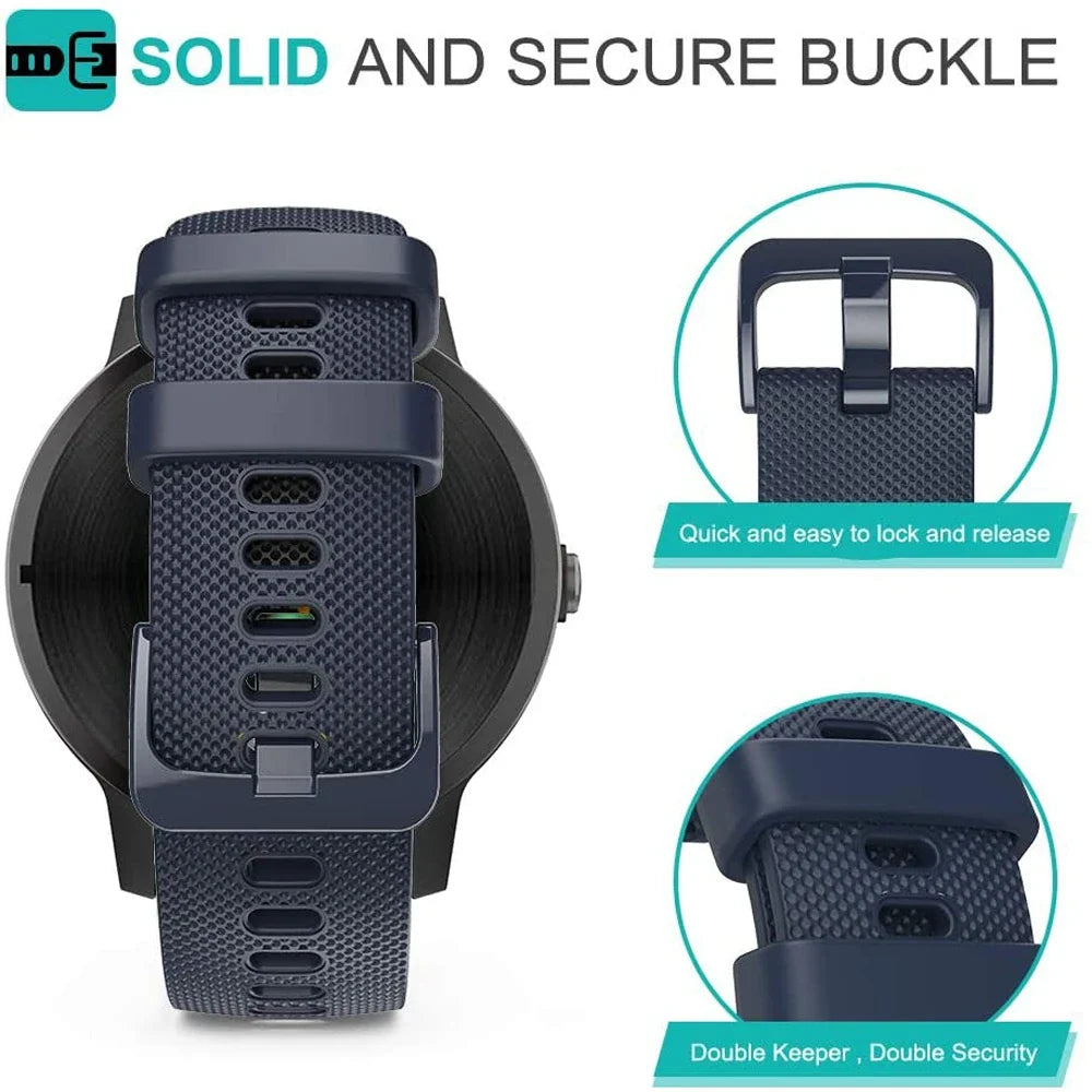 COROS PACE & APEX Textured Silicone Band with Matching Buckle BandsCo Straps