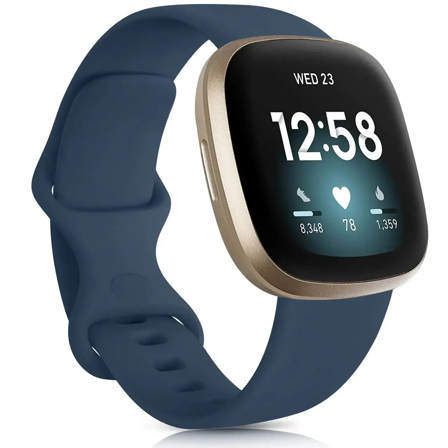 Fitbit Versa & Sense Silicone Bands - Lightweight Minimalist Design BandsCo Straps