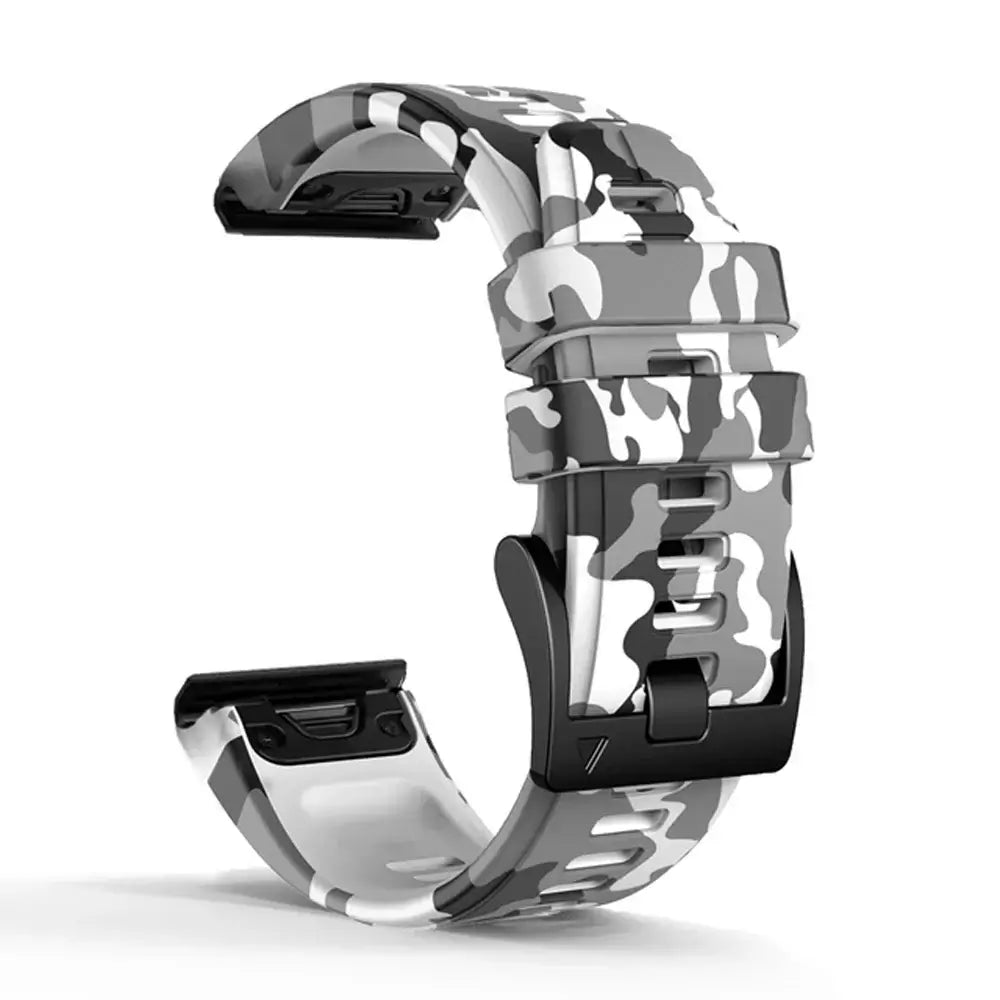 Garmin Silicone Camo Strap - Durable Stylish Design BandsCo Straps