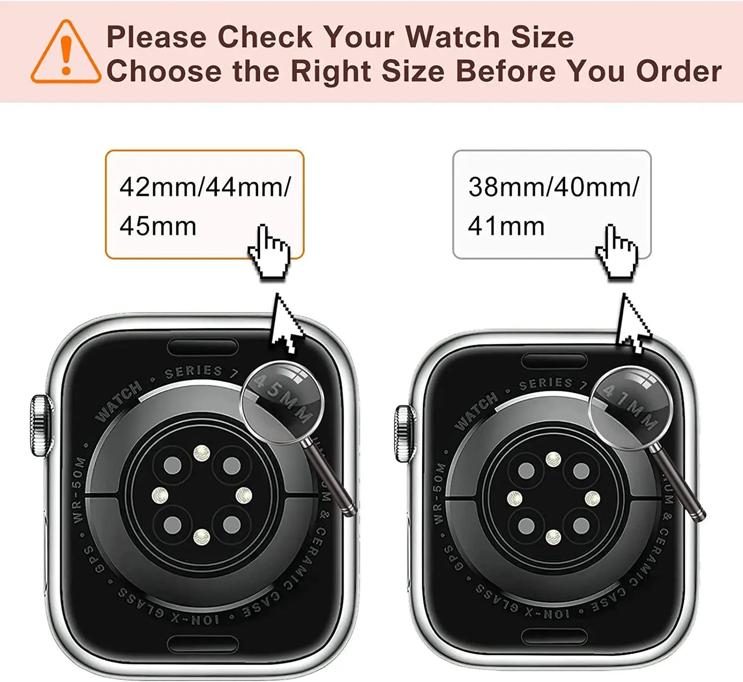 Apple Watch Chain Diamond Band - Rhinestone Loop Strap BandsCo Straps