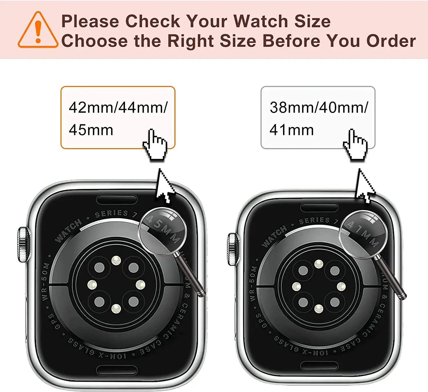 Apple Watch Chain Diamond Band - Rhinestone Loop Strap BandsCo Straps