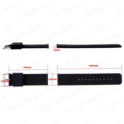 Ticwatch Silicone Strap - Soft, Comfortable, Waterproof BandsCo Straps