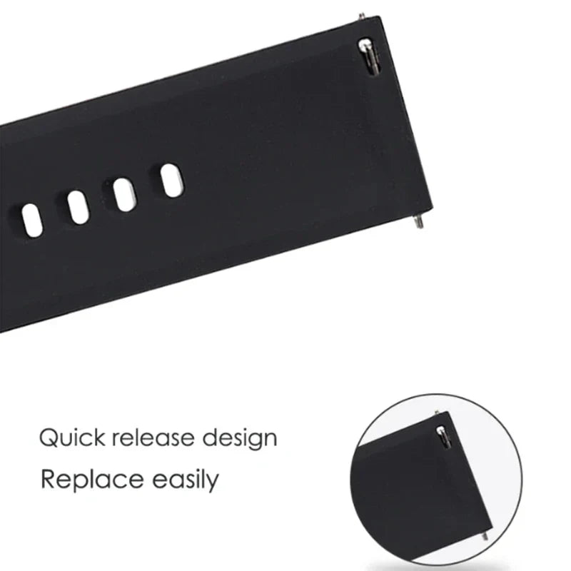 Polar Silicone Watch Band Universal Strap For Smartwatch Unisex BandsCo Straps