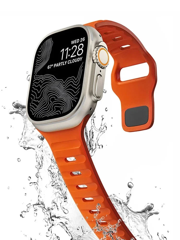 Apple Watch Silicone Strap - Waterproof, Sporty, Flexible BandsCo Straps