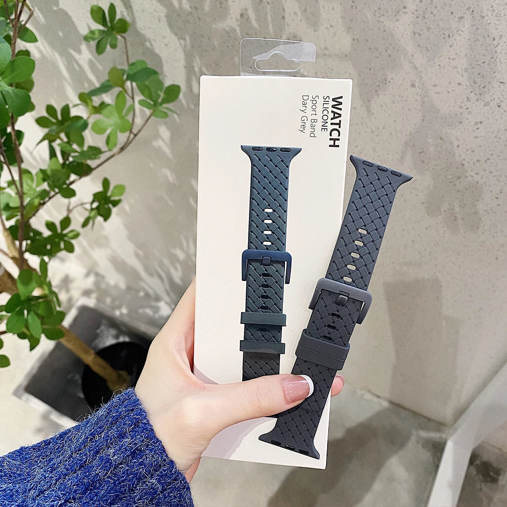 Apple Watch Silicone Strap - Soft Comfortable Rubber Band BandsCo Straps