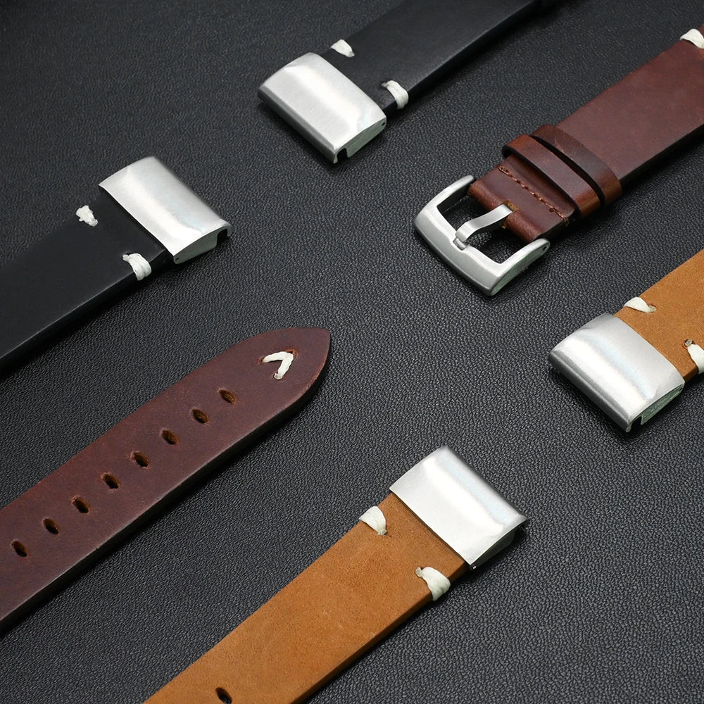 Garmin Leather Soft Strap - Premium Comfort Band BandsCo Straps