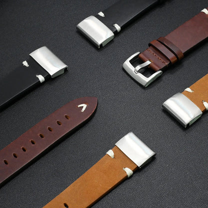 Garmin Leather Soft Strap - Premium Comfort Band BandsCo Straps