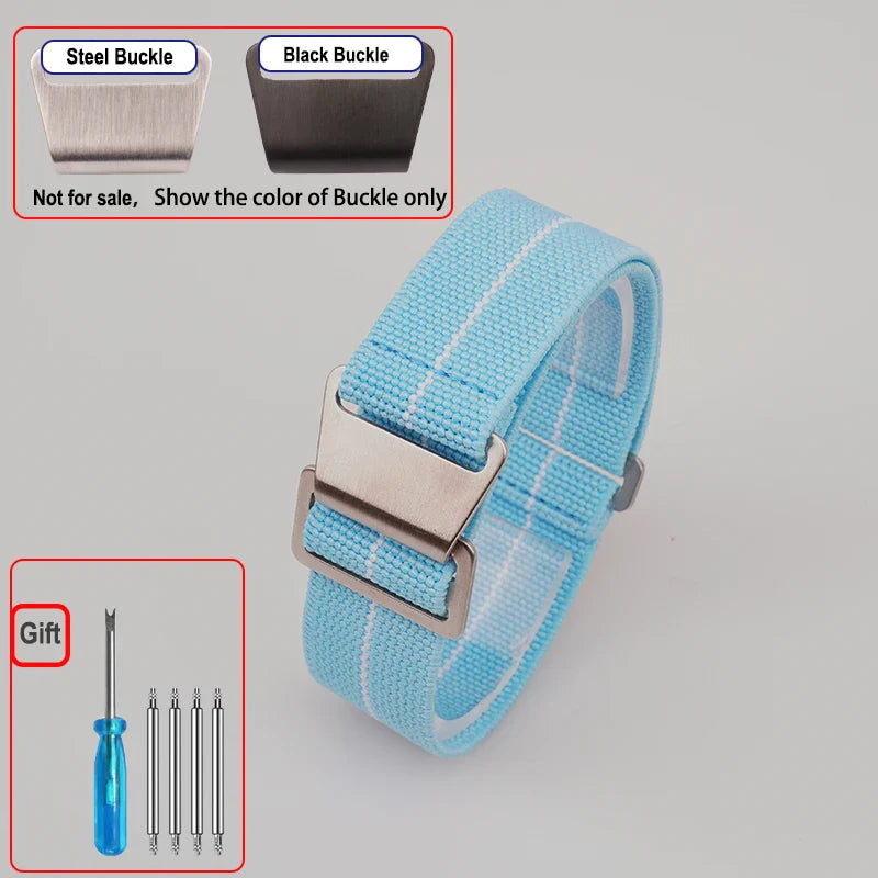 OnePlus Smartwatch Bands Nylon Elastic Parachute Fabric Watch Strap BandsCo Straps