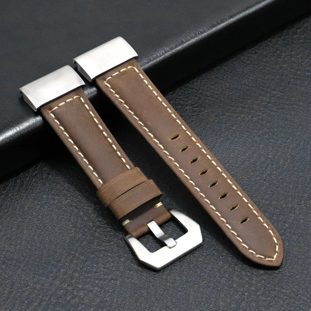 Garmin Genuine Leather Band - Stylish and Durable BandsCo Straps