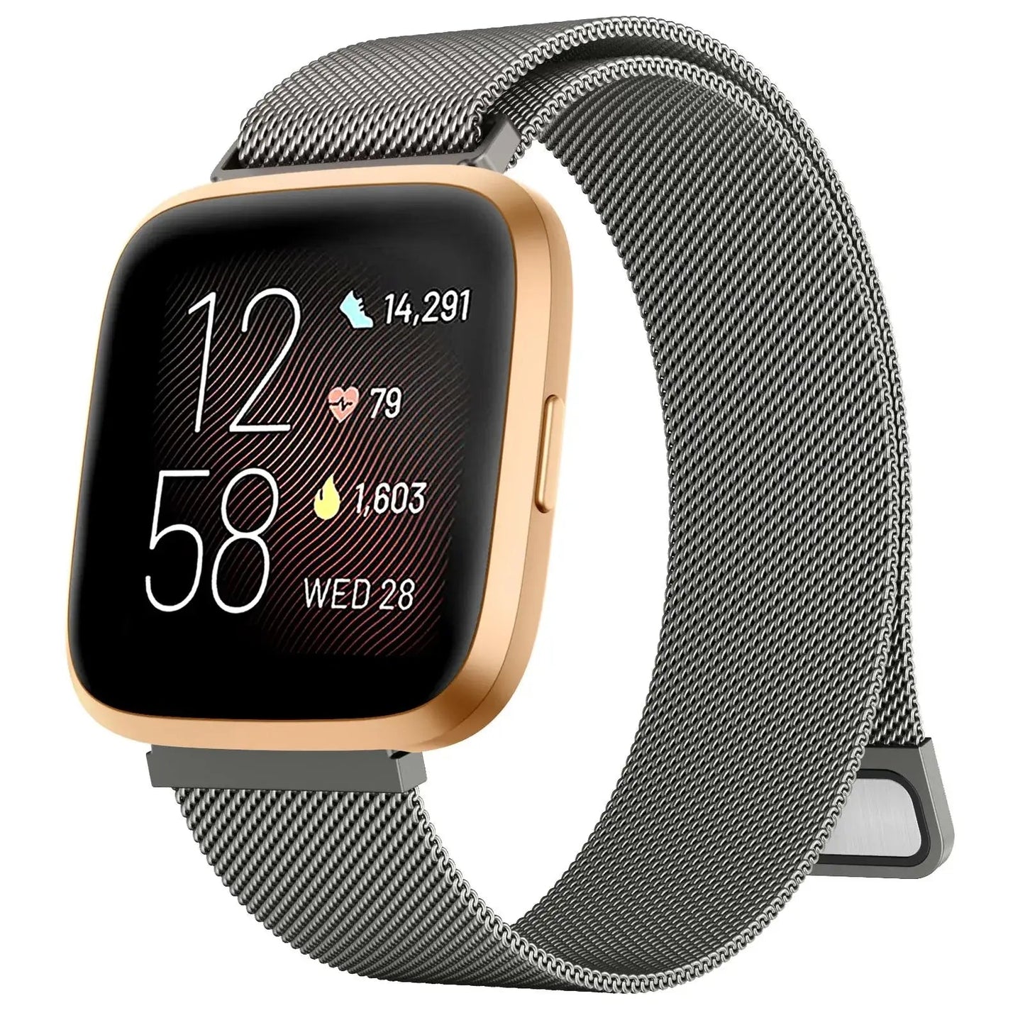 Fitbit Versa & Sense Metal Band - Premium Steel Strap BandsCo Straps