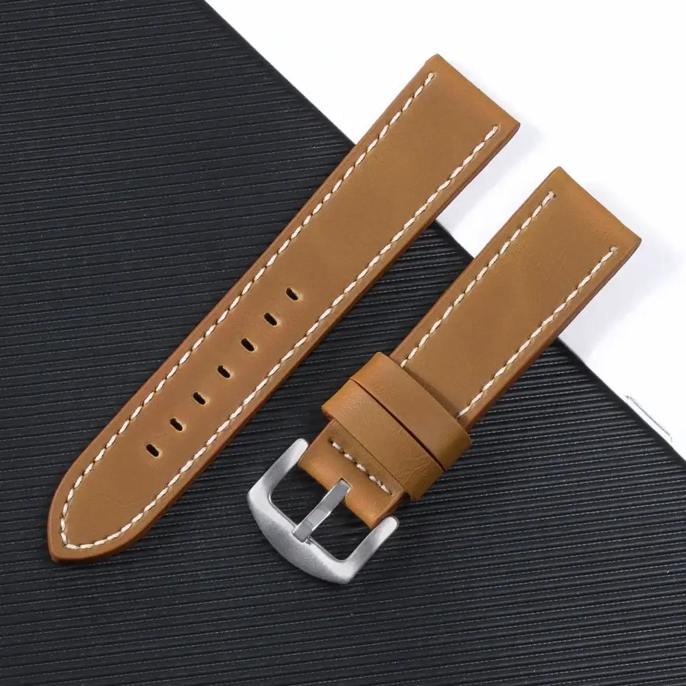Samsung Galaxy Watch Leather Strap - Premium Classic Design BandsCo Straps