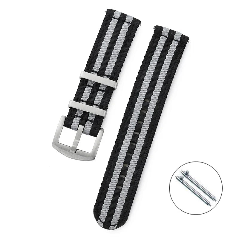 COROS PACE & APEX Nylon Band with Rectangular Metal Keepers BandsCo Straps
