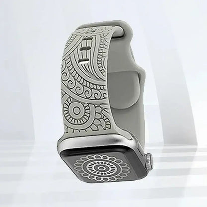 Apple Watch Silicone Strap - Stylish, Engraved Design BandsCo Straps