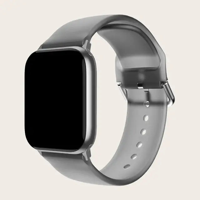 Patterned & Clear Apple Watch Band with Buckle BandsCo Straps