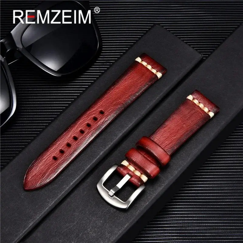 Suunto Leather Band - Premium Textured Design for Style BandsCo Straps