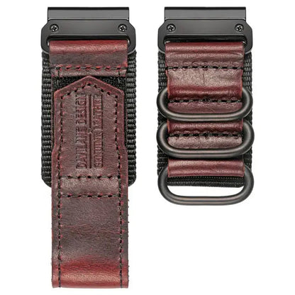 Genuine Leather Garmin Watch Strap - QuickFit Stylish Band BandsCo Straps