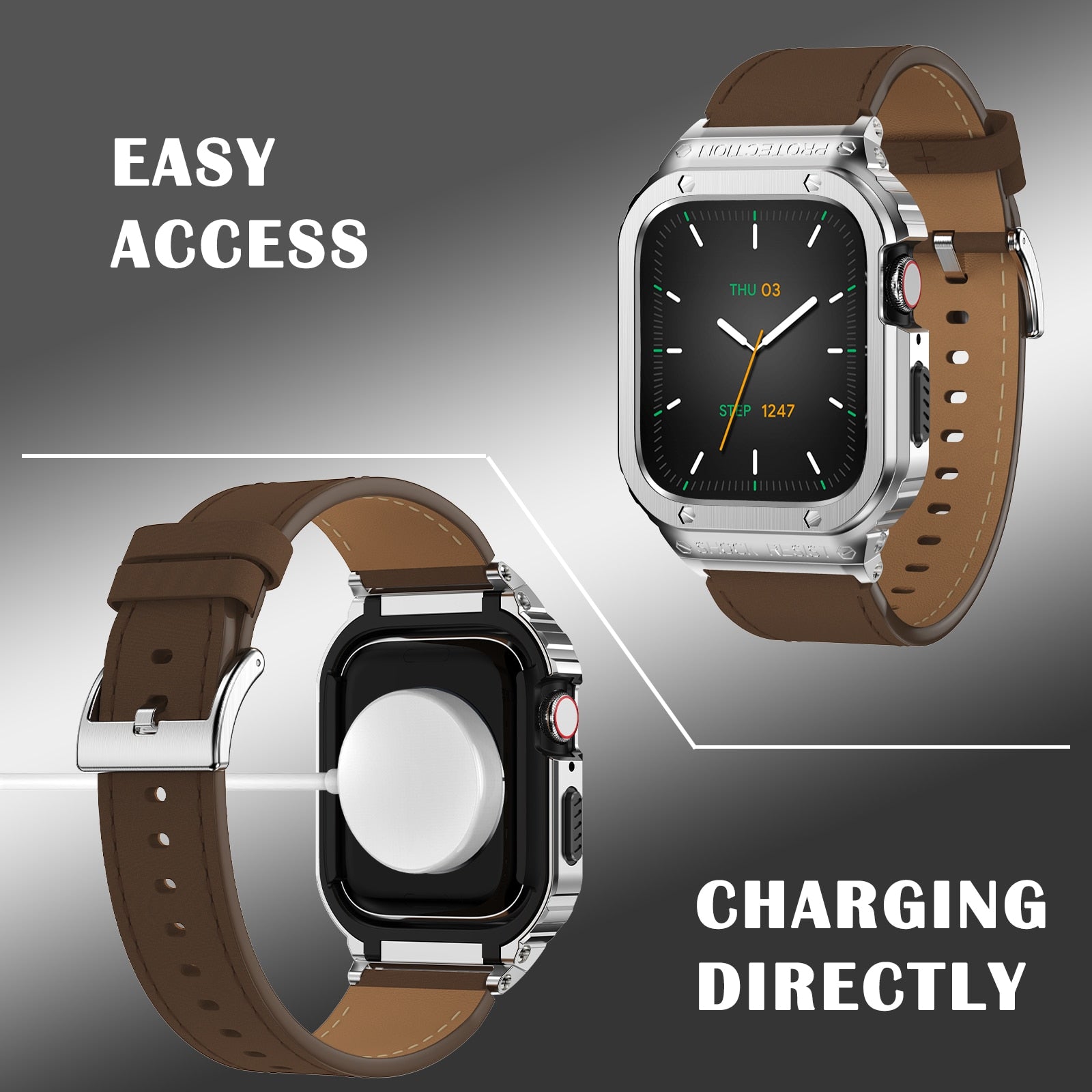 Metal case for hot sale apple watch